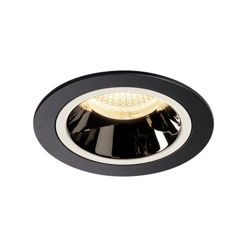 SLV NUMINOS&reg; DL M, Indoor led plafondinbouwlamp zwart/chroom 3000 K 20&deg; - Slv 1003867 1 h rgb - 20023937