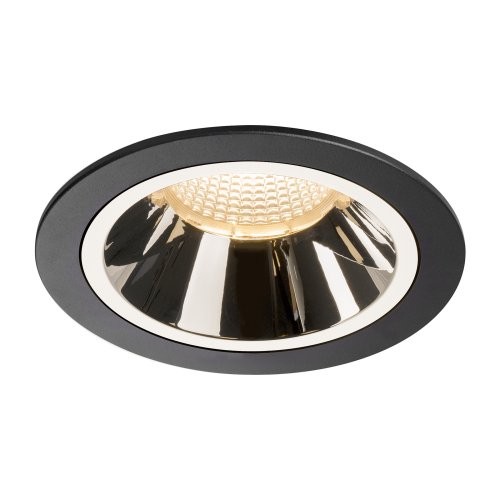 SLV NUMINOS&reg; DL L, Indoor led plafondinbouwlamp zwart/chroom 2700 K 55&deg; - Slv 1003921 1 h rgb - 20023979