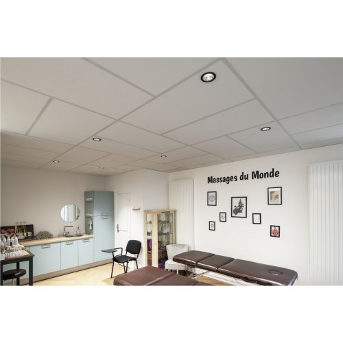 SLV NUMINOS&reg; DL L, Indoor led plafondinbouwlamp zwart/chroom 4000 K 55&deg; - Slv 1003969 a1 h rgb - 20024015