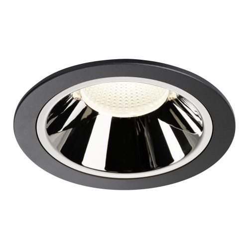SLV NUMINOS&reg; DL XL, Indoor led plafondinbouwlamp zwart/chroom 4000 K 55&deg; - Slv 1004041 1 h rgb - 20024069
