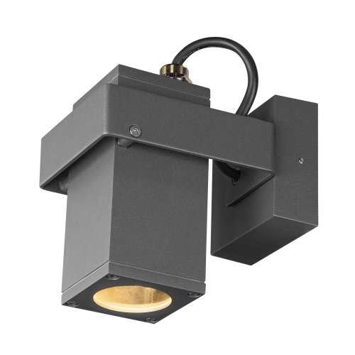 SLV THEO BRACKET CW, Outdoor wand- en plafondopbouwlamp QPAR51 antraciet - Slv 1004653 1 h rgb - 20024527