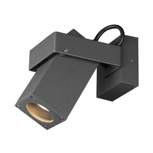 SLV THEO BRACKET CW, Outdoor wand- en plafondopbouwlamp QPAR51 antraciet - Slv 1004653 3 rgb - 20024527
