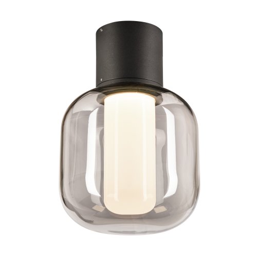 SLV OVALISK CL, Outdoor led plafondopbouwlamp antraciet CCT-switch 3000/40 - Slv 1004677 2 rgb - 20024545
