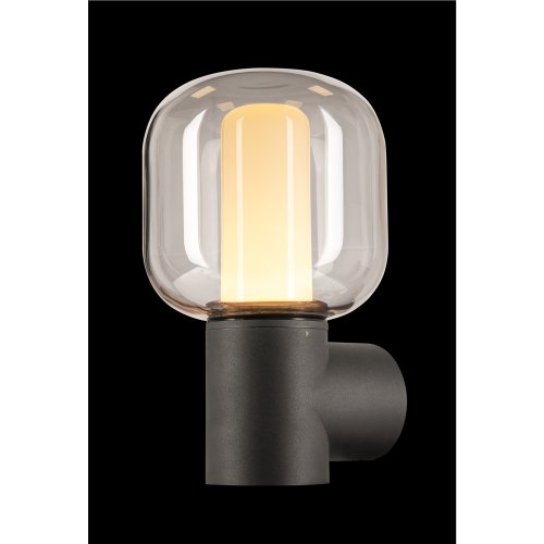 SLV OVALISK WL, Outdoor led wandopbouwlamp antraciet CCT-switch 3000/4000  - Slv 1004678 4 rgb - 20024546