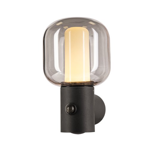 SLV OVALISK WL Sensor, Outdoor led wandopbouwlamp antraciet CCT-switch 300 - Slv 1004679 3 rgb - 20024547
