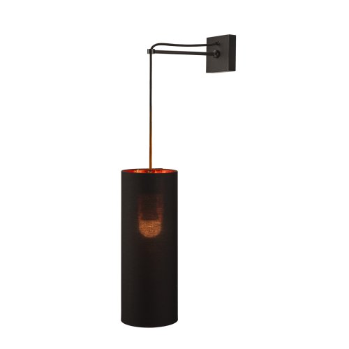 SLV FENDA lampenkap, D150/ H400, cilindrisch, zwart/koper - Slv 1004682 156152 1 rgb - 20029052