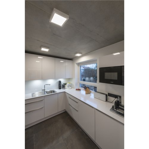 SLV SENSER 24 CW, Indoor led wand- en plafondopbouwlamp rechthoekig wit 40 - Slv 1004705 a1 h rgb - 20024573