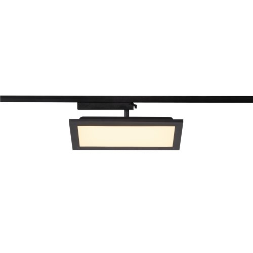 SLV PANEL TRACK rechthoekig 150x300mm, 1-fase spot zwart 18W 3000K - Slv 1004933 2 rgb - 20024699