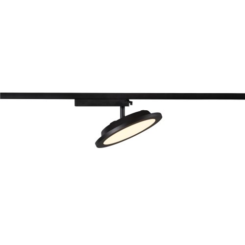 SLV PANEL TRACK rond 200mm, 1-fase spot zwart 18W 3000K - Slv 1004935 3 rgb - 20024701