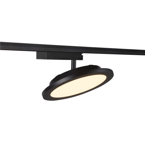 SLV PANEL TRACK rond 200mm, 1-fase spot zwart 18W 3000K - Slv 1004935 4 rgb - 20024701