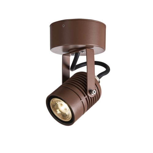 SLV LED SPOT SP, Outdoor led wandopbouwlamp roest 3000 K - Slv 1004957 1 h rgb - 20024711