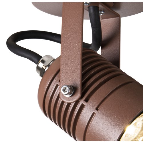 SLV LED SPOT SP, Outdoor led wandopbouwlamp roest 3000 K - Slv 1004957 d1 rgb - 20024711