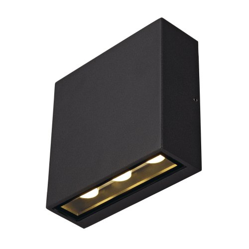 SLV BIG QUAD wandarmatuur, vierkant, antraciet, warmwit - Slv 1005126 1 h rgb - 20024731