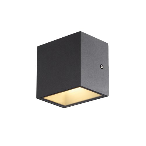 SLV SITRA S WL SINGLE, led wandopbouwarmatuur voor buiten, antraciet, CCT- - Slv 1005148 1 h rgb - 20024732