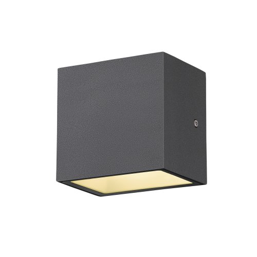 SLV SITRA S WL SINGLE, led wandopbouwarmatuur voor buiten, antraciet, CCT- - Slv 1005148 4 rgb - 20024732