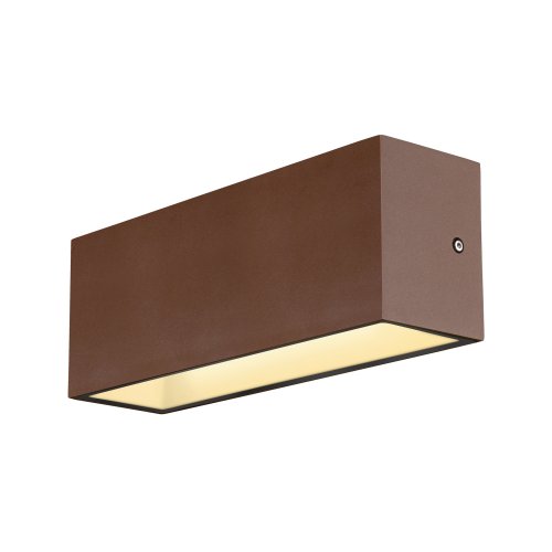 SLV SITRA L WL UP/DOWN, led wandopbouwarmatuur voor buiten, roestkleurig,  - Slv 1005157 1 h rgb - 20024740