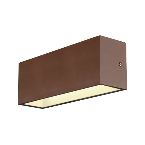 SLV SITRA L WL UP/DOWN, led wandopbouwarmatuur voor buiten, roestkleurig,  - Slv 1005157 2 rgb - 20024740