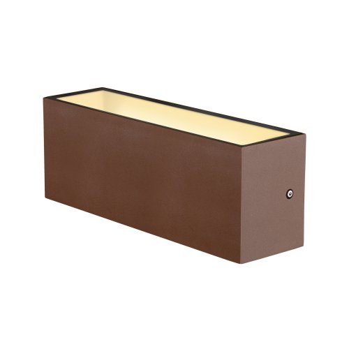 SLV SITRA L WL UP/DOWN, led wandopbouwarmatuur voor buiten, roestkleurig,  - Slv 1005157 3 rgb - 20024740