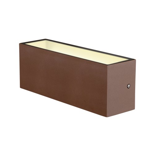 SLV SITRA L WL UP/DOWN, led wandopbouwarmatuur voor buiten, roestkleurig,  - Slv 1005157 4 rgb - 20024740