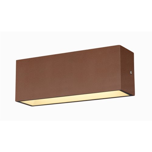 SLV SITRA L WL UP/DOWN, led wandopbouwarmatuur voor buiten, roestkleurig,  - Slv 1005157 5 rgb - 20024740