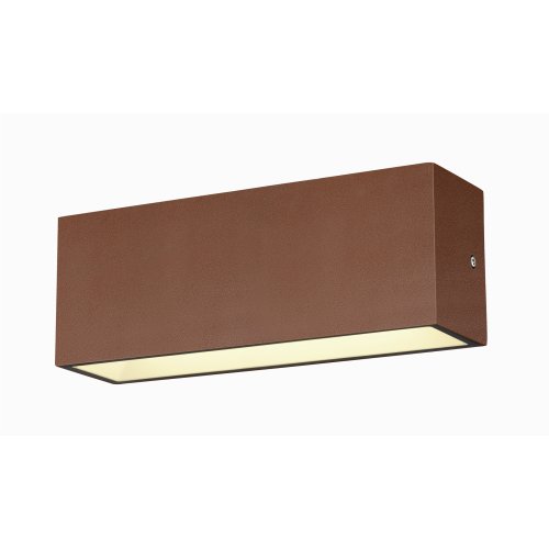 SLV SITRA L WL UP/DOWN, led wandopbouwarmatuur voor buiten, roestkleurig,  - Slv 1005157 6 rgb - 20024740