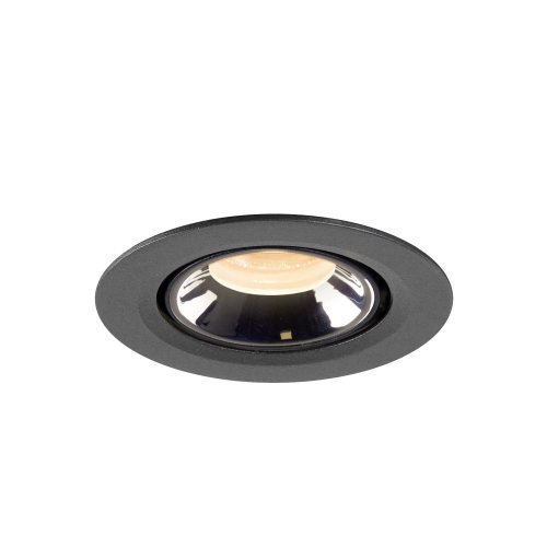 SLV NUMINOS&reg; GIMBLE XS, plafondinbouwarmatuur zwart/chroom 2700K 55&deg; - Slv 1005821 4 rgb - 20025140
