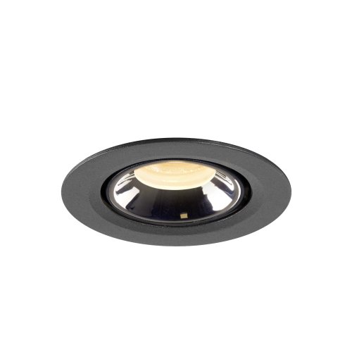 SLV NUMINOS&reg; GIMBLE XS, plafondinbouwarmatuur zwart/chroom 3000K 40&deg; - Slv 1005836 4 rgb - 20025155