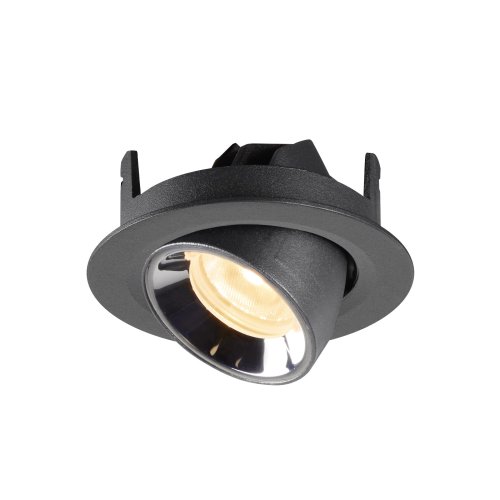 SLV NUMINOS&reg; GIMBLE XS, plafondinbouwarmatuur zwart/chroom 3000K 55&deg; - Slv 1005839 6 rgb - 20025158