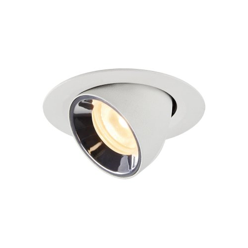 SLV NUMINOS&reg; GIMBLE XS, plafondinbouwarmatuur wit/chroom 3000K 55&deg; - Slv 1005848 1 h rgb - 20025167