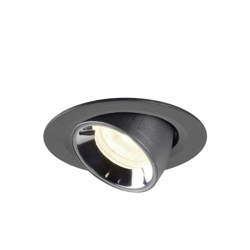 SLV NUMINOS&reg; GIMBLE XS, plafondinbouwarmatuur zwart/chroom 4000K 20&deg; - Slv 1005851 3 rgb - 20025170