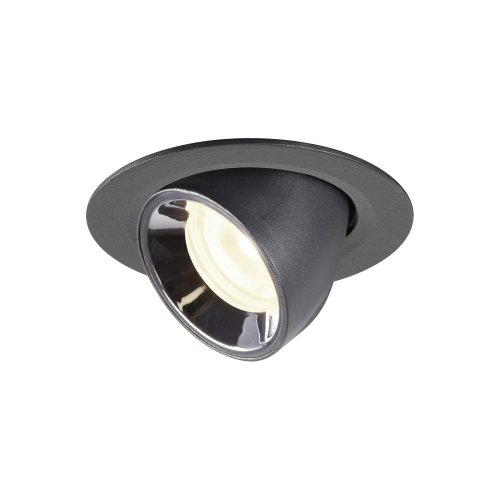 SLV NUMINOS&reg; GIMBLE XS, plafondinbouwarmatuur zwart/chroom 4000K 55&deg; - Slv 1005857 1 h rgb - 20025176
