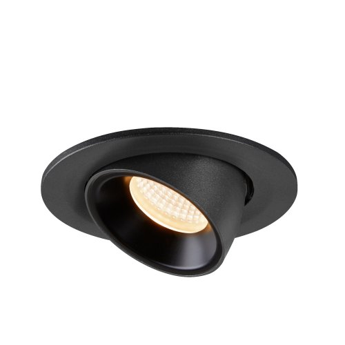 SLV NUMINOS&reg; GIMBLE S, plafondinbouwarmatuur zwart 2700K 40&deg; - Slv 1005870 3 rgb - 20025189