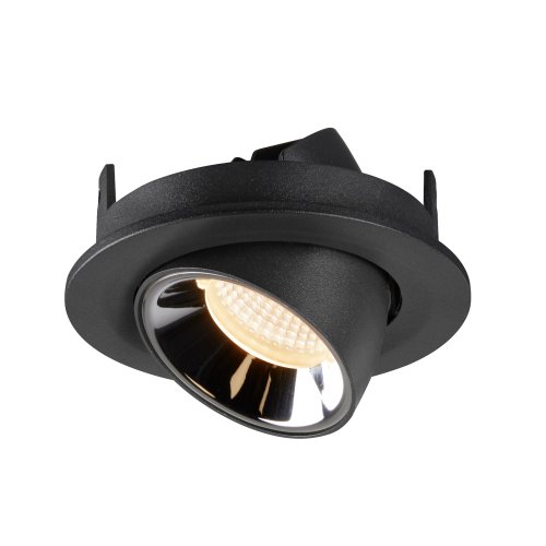 SLV NUMINOS&reg; GIMBLE S, plafondinbouwarmatuur zwart/chroom 2700K 40&deg; - Slv 1005872 6 rgb - 20025191