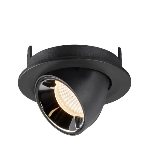 SLV NUMINOS&reg; GIMBLE S, plafondinbouwarmatuur zwart/chroom 2700K 55&deg; - Slv 1005875 5 rgb - 20025194