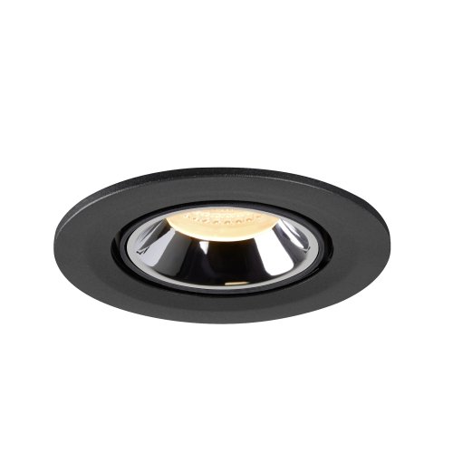 SLV NUMINOS&reg; GIMBLE S, plafondinbouwarmatuur zwart/chroom 3000K 20&deg; - Slv 1005887 4 rgb - 20025206