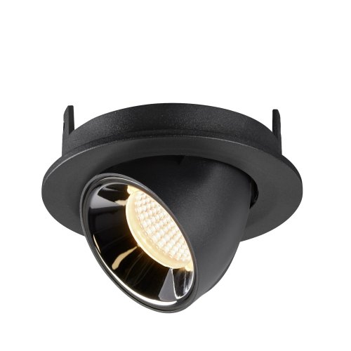 SLV NUMINOS&reg; GIMBLE S, plafondinbouwarmatuur zwart/chroom 3000K 20&deg; - Slv 1005887 5 rgb - 20025206