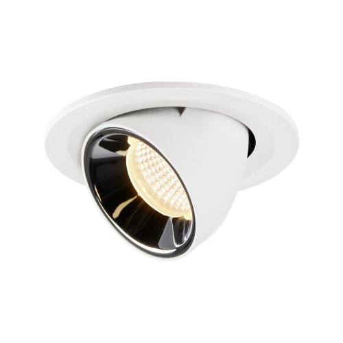SLV NUMINOS&reg; GIMBLE S, plafondinbouwarmatuur wit/chroom 3000K 40&deg; - Slv 1005899 1 h rgb - 20025218
