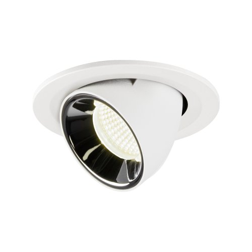 SLV NUMINOS&reg; GIMBLE XS, plafondinbouwarmatuur wit/chroom 4000K 55 - Slv 1005920 1 h rgb - 20025239