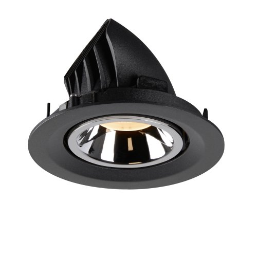 SLV NUMINOS&reg; GIMBLE M, plafondinbouwarmatuur zwart/chroom 2700K 20&deg; - Slv 1005923 7 rgb - 20025242