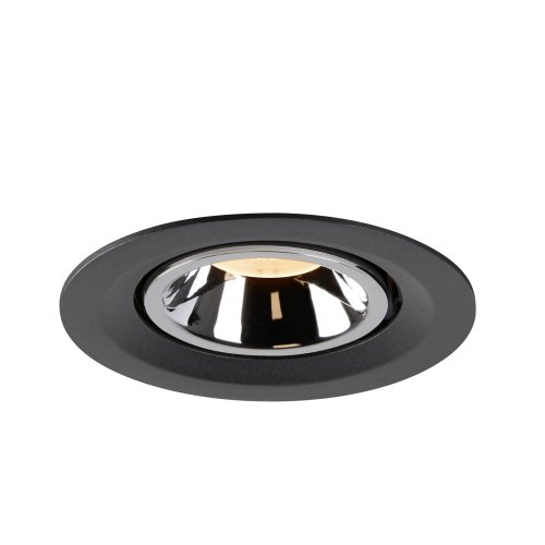 SLV NUMINOS&reg; GIMBLE M, plafondinbouwarmatuur zwart/chroom 2700K 40&deg; - Slv 1005926 4 rgb - 20025245