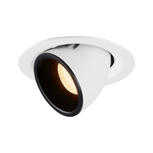 SLV NUMINOS&reg; GIMBLE M, plafondinbouwarmatuur wit/zwart 2700K 20&deg; - Slv 1005930 1 h rgb - 20025249