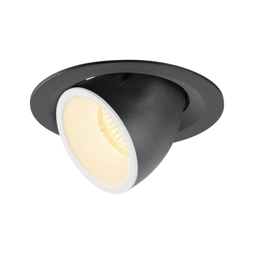 SLV NUMINOS&reg; GIMBLE M, plafondinbouwarmatuur zwart/wit 3000K 55&deg; - Slv 1005946 1 h rgb - 20025265