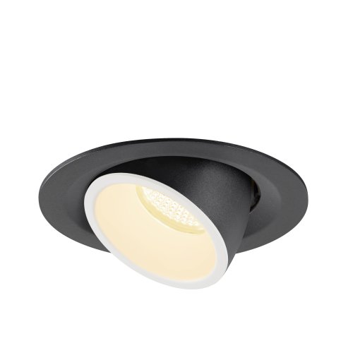SLV NUMINOS&reg; GIMBLE M, plafondinbouwarmatuur zwart/wit 3000K 55&deg; - Slv 1005946 3 rgb - 20025265
