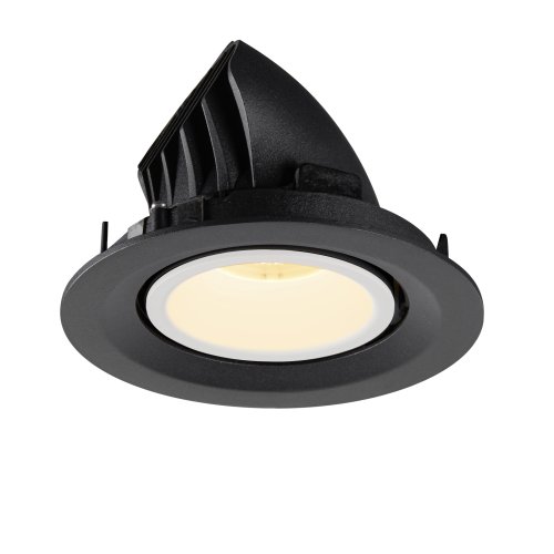 SLV NUMINOS&reg; GIMBLE M, plafondinbouwarmatuur zwart/wit 3000K 55&deg; - Slv 1005946 7 rgb - 20025265