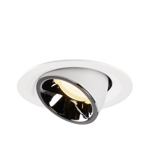 SLV NUMINOS&reg; GIMBLE M, plafondinbouwarmatuur wit/chroom 3000K 20&deg; - Slv 1005950 3 rgb - 20025269