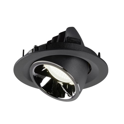 SLV NUMINOS&reg; GIMBLE M, plafondinbouwarmatuur zwart/chroom 4000K 20&deg; - Slv 1005959 6 rgb - 20025278