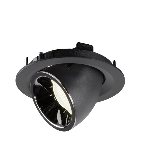 SLV NUMINOS&reg; GIMBLE M, plafondinbouwarmatuur zwart/chroom 4000K 40&deg; - Slv 1005962 5 rgb - 20025281