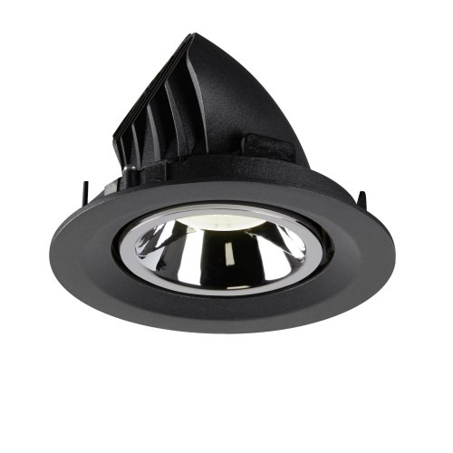 SLV NUMINOS&reg; GIMBLE M, plafondinbouwarmatuur zwart/chroom 4000K 40&deg; - Slv 1005962 7 rgb - 20025281