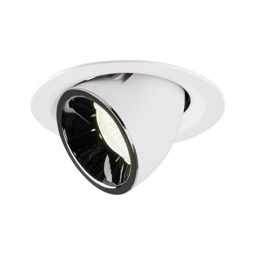 SLV NUMINOS&reg; GIMBLE M, plafondinbouwarmatuur wit/chroom 4000K 20&deg; - Slv 1005968 1 h rgb - 20025287