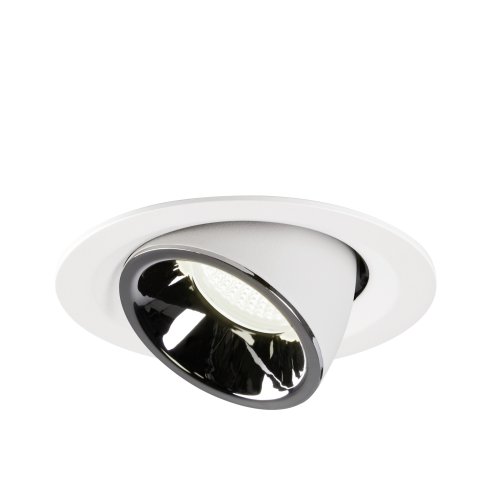SLV NUMINOS&reg; GIMBLE M, plafondinbouwarmatuur wit/chroom 4000K 40&deg; - Slv 1005971 3 rgb - 20025290